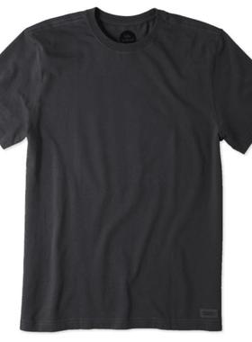 Life is good男士T恤圆领短袖纯色透气舒适休闲经典夏季正品54195