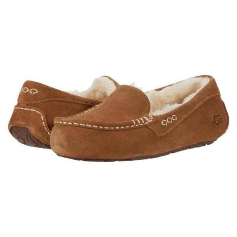 ugg女豆豆鞋乐福懒人ansley翻毛皮羊毛秋冬保暖正品1106878