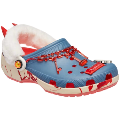 Crocs卡骆驰血之恶魔帕瓦洞洞鞋《电锯人》联名包头棉拖鞋男女款