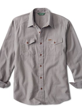 ORVIS男士衬衫纯棉格子衫休闲百搭舒适亲肤长袖春秋翻领3EHJ