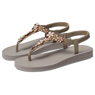 Skechers/斯凯奇女凉鞋外穿夹趾波西米亚风夏季时尚防滑9636918