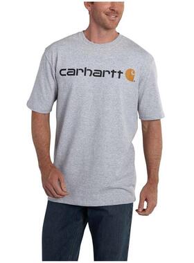 carhartt卡哈特男T恤短袖夏季字母印花纯棉宽松正品35481-K195