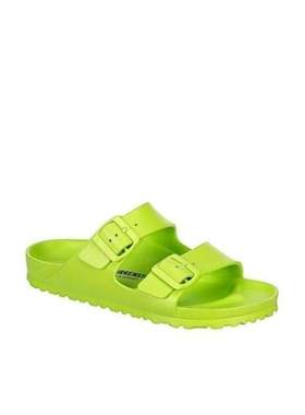 Birkenstock勃肯女夏季凉鞋凉爽圆头橡胶底荧光绿柔软时尚230068