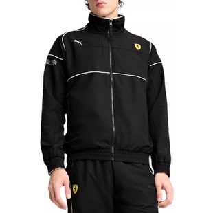 PUMA/彪马男士夹克外套运动服F1法拉利联名款赛车球服黑色春秋季