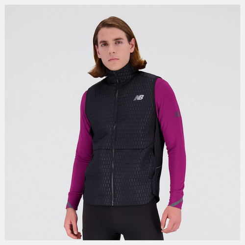 NEW BALANCE NB男士运动马甲贴身拉链背心保暖美国直邮MV23254