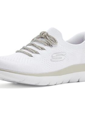 Skechers/斯凯奇女鞋运动休闲鞋Summits健步鞋系带透气轻便春夏季