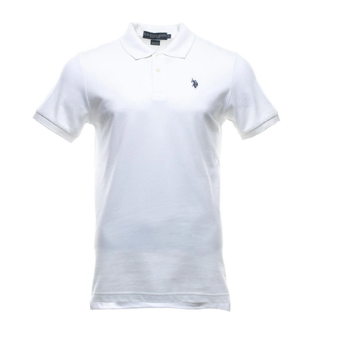 翻领纯色短袖商务休闲