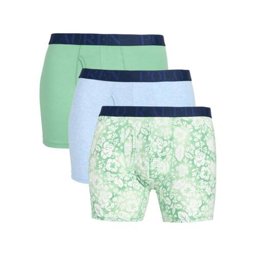 POLO RALPH LAUREN拉夫劳伦男士内裤平角裤四角内裤棉质吸汗3条装