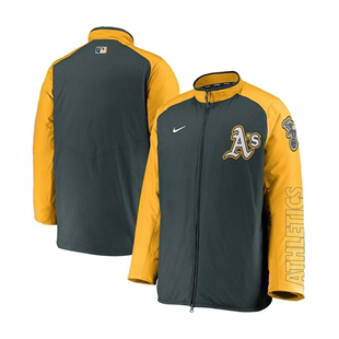 耐克男Oakland Nike Athletics独木舟全拉链夹克外套正品 13090027