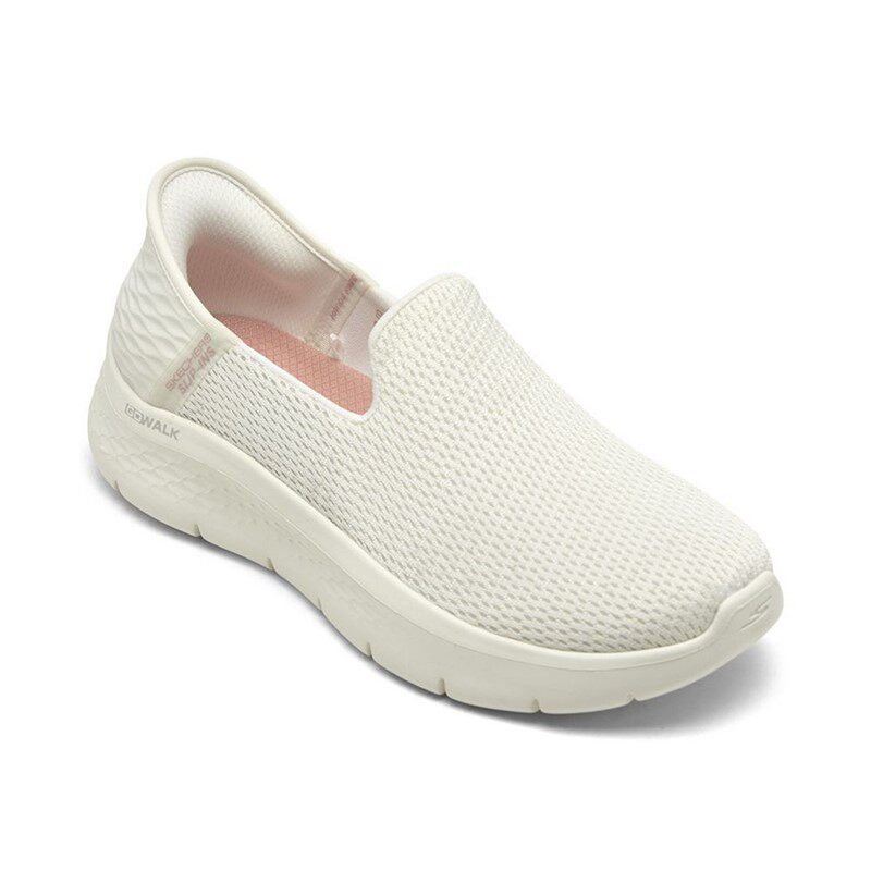 Skechers/斯凯奇女鞋运动鞋GOWALK夏季透气一脚蹬鞋防滑耐磨跑鞋