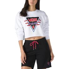 运动舒适美国直邮3910490 圆领印花短款 VANS 范斯女T恤长袖