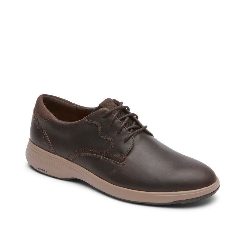 Rockport/乐步男士休闲皮鞋工装鞋商务潮流低帮耐磨短靴春秋正品