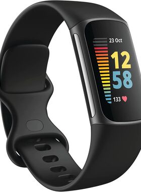 乐活Fitbit Charge 5智能手环内置GPS 健身心率追踪器睡眠跟踪