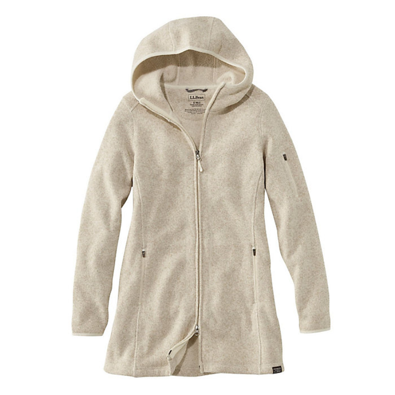 L.L.Bean/宾恩女士风衣中长款户外夹克时尚抓绒大衣正品10636294