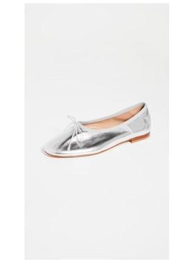 Mansur Gavriel女士芭蕾鞋低帮圆头橡胶鞋跟舒适正品410S10831