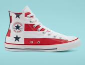 Stripes正品 Converse 467169 高帮条纹系带Stars 匡威男鞋 帆布鞋