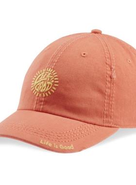 Life is good女棒球帽纯棉透气时尚春夏休闲舒适经典正品53319-OS