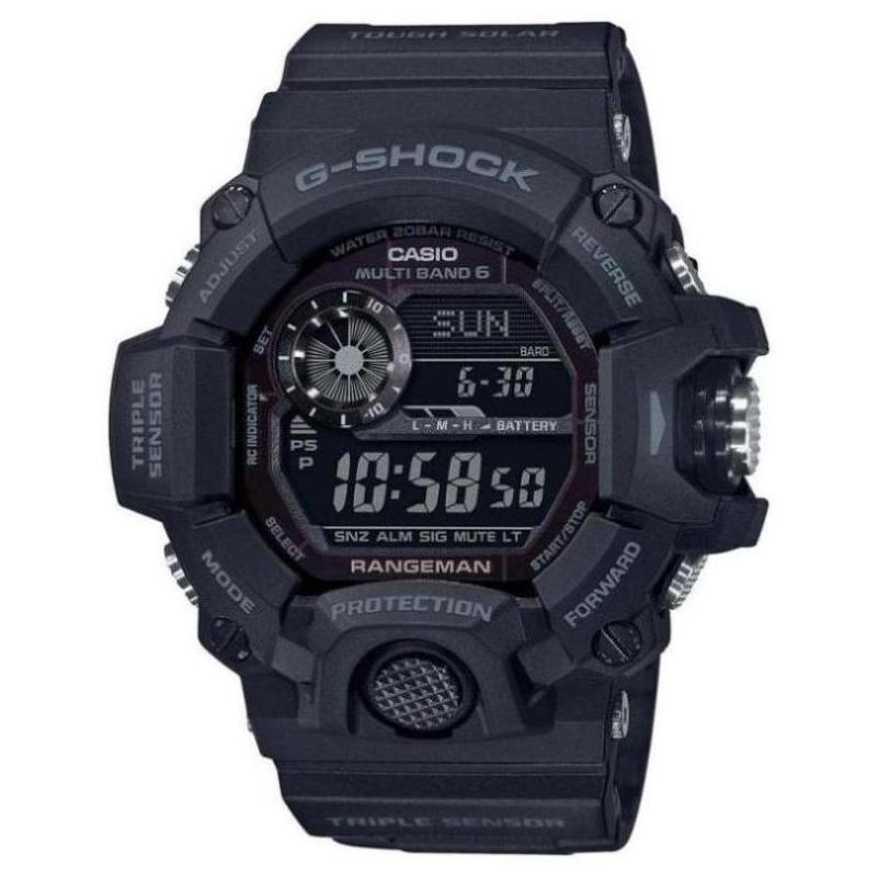 卡西欧手表男Casio G-Shock太阳能Rangeman石英礼物GW9400-1B-封面