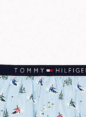 TOMMY HILFIGER/汤米男内裤平角 四角裤 宽松纯棉阿罗裤09T4113