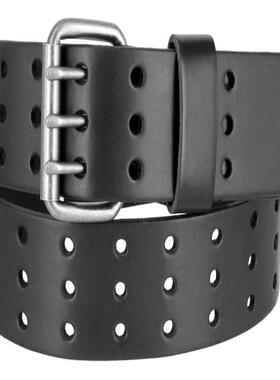 爆款热销durabelt男士腰带皮带镂空牛皮单圈针扣三针休闲belt1176