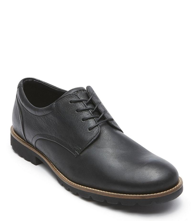 Rockport/乐步男低帮鞋正装皮鞋牛皮圆头系带商务正品5530526