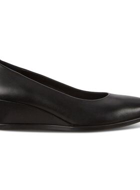 Ecco/爱步女皮鞋单鞋休闲鞋商务正装鞋坡跟黑色工装鞋4.5cm优雅