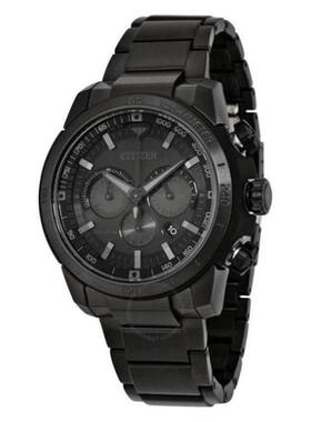 Citizen/西铁城男士手表球黑色表盘腕表礼物通勤正品CA4184-81E
