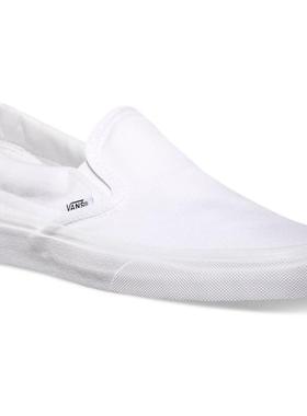 VANS男士帆布鞋低帮鞋一脚蹬舒适潮流白色美国直邮2024151