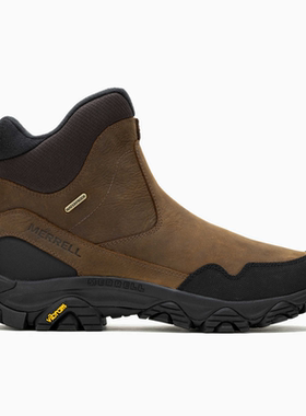 Merrell/迈乐男士冬季靴防水防风Coldpack 3全粒面皮革男鞋58336M
