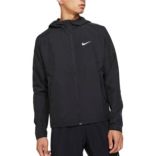 Nike/耐克男子夹克连帽衫防水吸湿排汗运动外套轻薄跑步健身美版
