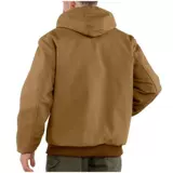Carhartt Мужская рабочая куртка Carhartt Detroit, основная куртка с капюшоном, утепленная осенне-зимняя парусиновая куртка 106673