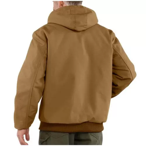 Carhartt Мужская рабочая куртка Carhartt Detroit, основная куртка с капюшоном, утепленная осенне-зимняя парусиновая куртка 106673