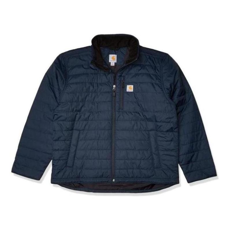 拉链羽绒服大衣carhartt高领