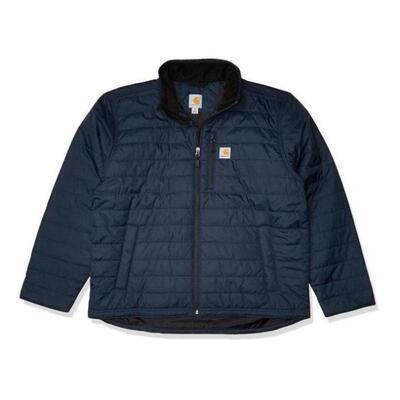 拉链羽绒服大衣carhartt高领