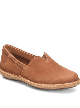 Born/博仁休闲皮鞋浅口单鞋乐福鞋一脚蹬休闲办公室春秋女子正品