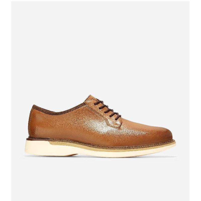 Cole Haan/可汗男低帮高尔夫鞋牛皮纯色商务休闲牛津鞋正品C341