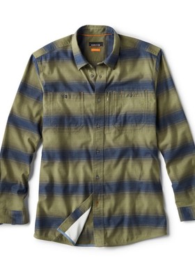 ORVIS男衬衫格子衫法兰绒柔软吸汗透气保暖春秋商务休闲亲肤2SSE