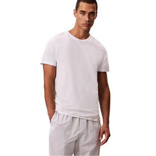 CK男士T恤5件纯棉短袖半截袖打底衫CALVIN KLEIN吸汗透气情人节