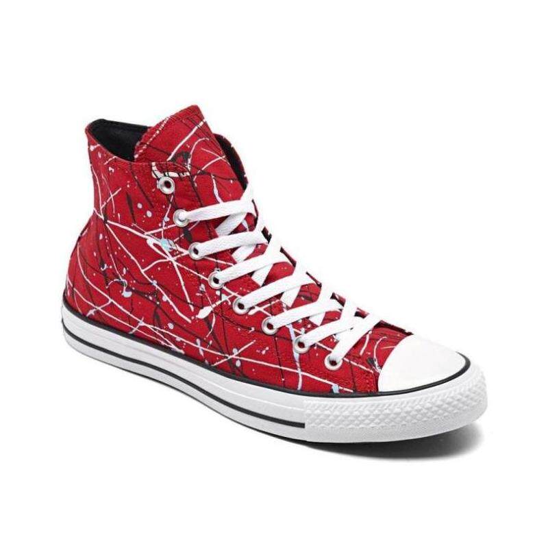 converse/匡威男鞋帆布鞋系带高帮泼墨油画春秋款正品11547617