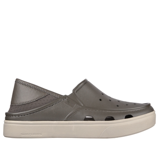 一腳蹬防水輕便涉水鞋 Skechers 斯凱奇男涼鞋 洞洞鞋 243051 夏正品