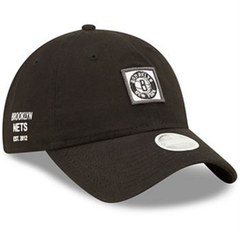 NEW ERA CAP女帽运动休闲帽黑色Brooklyn Nets可调节