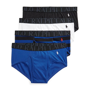 RALPH POLO 弹力舒适4条夏正品 拉夫劳伦男三角内裤 2597650 LAUREN