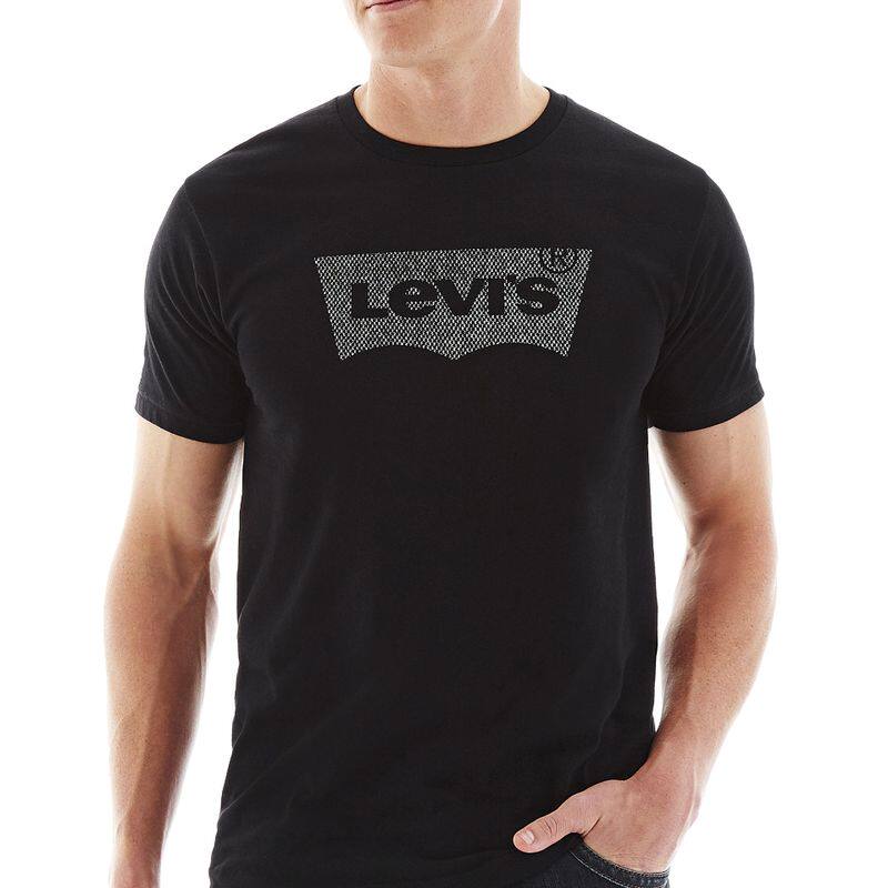 levis/李维斯男 夏季纯棉短袖 宽松舒适时尚透气 经典logo