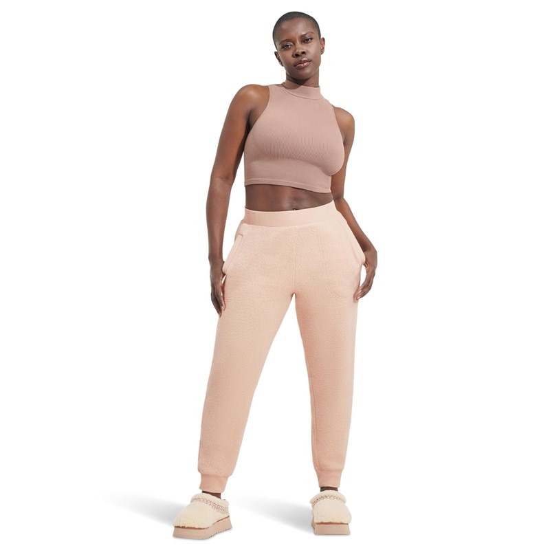 UGG女裤长裤运动裤慢跑裤松紧腰纯棉秋冬外裤柔软百搭裤子9875222