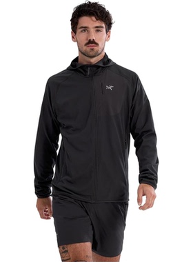 ARCTERYX始祖鸟男外套户外连帽衫Delta Hoody透气攀岩登山装春秋