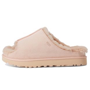 秋冬季 UGG女鞋 室外鞋 棉拖一字拖羊毛真皮内里加厚保暖家居鞋 拖鞋