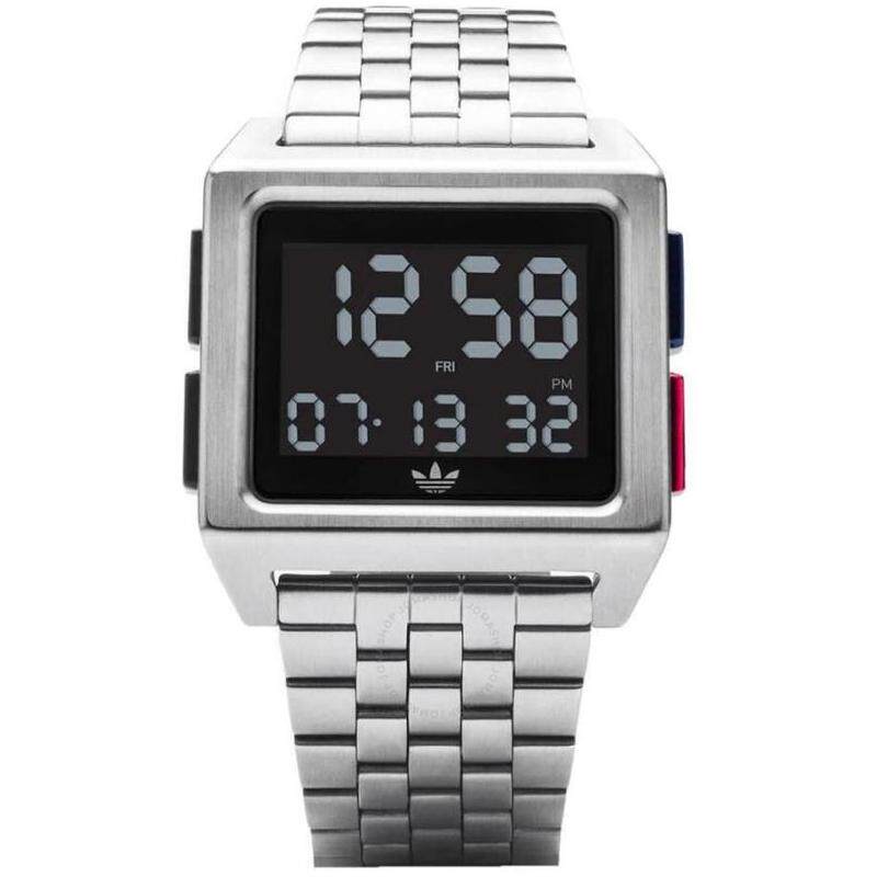 adidas/阿迪达斯男手表石英m1数字黑色表盘腕表礼物正品z01-2924