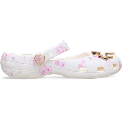 Crocs卡骆驰LoveShackFancy 经典芭蕾平底鞋洞洞鞋女鞋少女粉新款