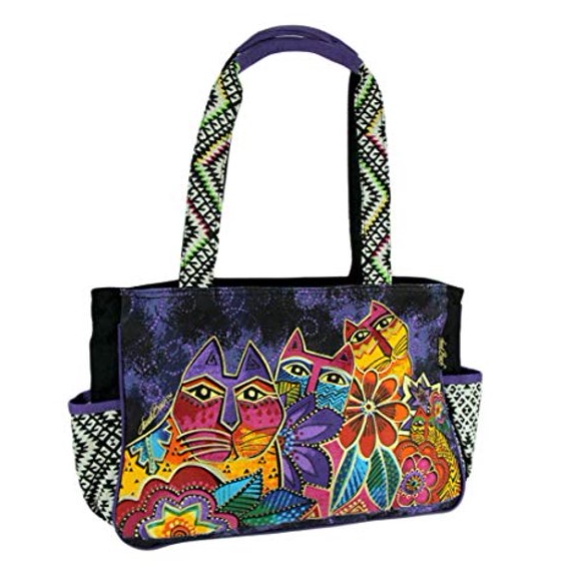 laurel burch女托特包单肩包大号动物图案时尚正品ct39-308002