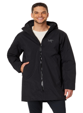 ARC'TERYX/始祖鸟男士外套Ralle连帽派克服中长款秋冬大衣9881235